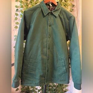 Ripndip Forest Green Lightweight Button-Front Jacket